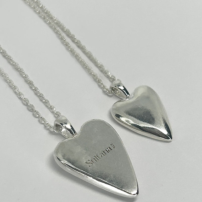 [乗り換え恋愛、ソギョン着用/2set] Modern heart necklace