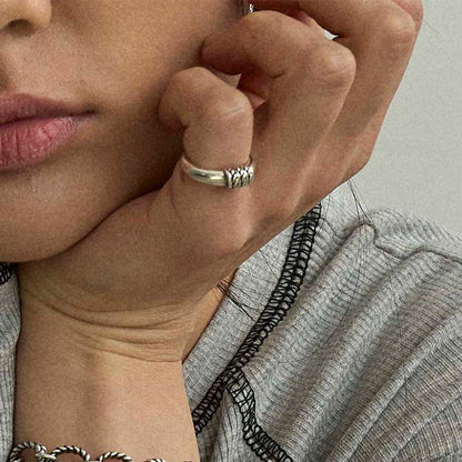 vintage rope ring