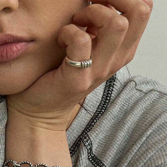 vintage rope ring