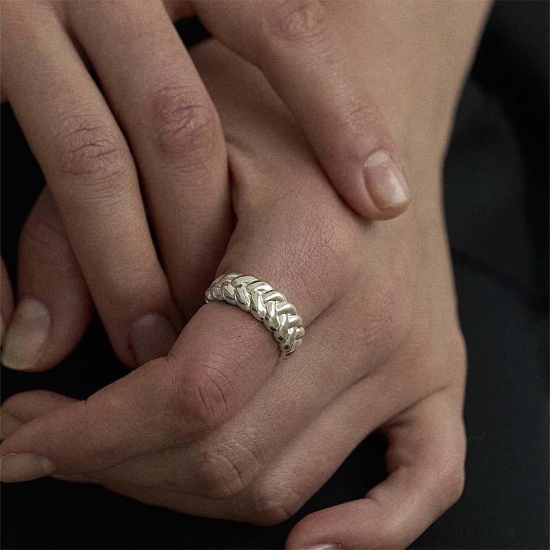 アクセサリー PEARL RING Joias Femininas De Aço Inoxidável Wanxing Pearl Ring