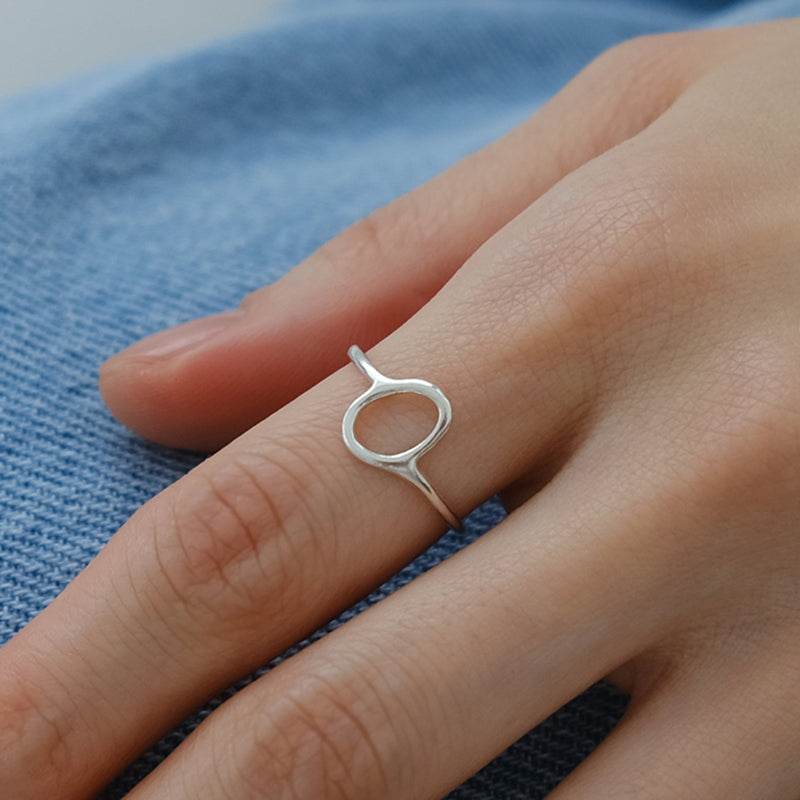 Olive line ring