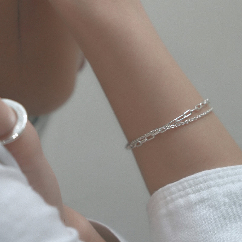 double chain bracelet