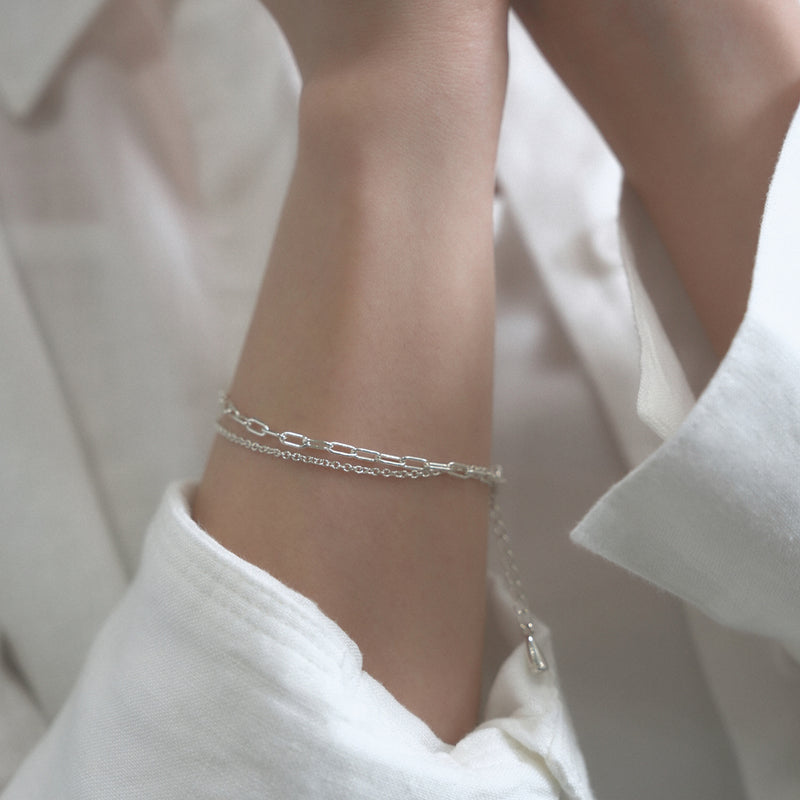double chain bracelet
