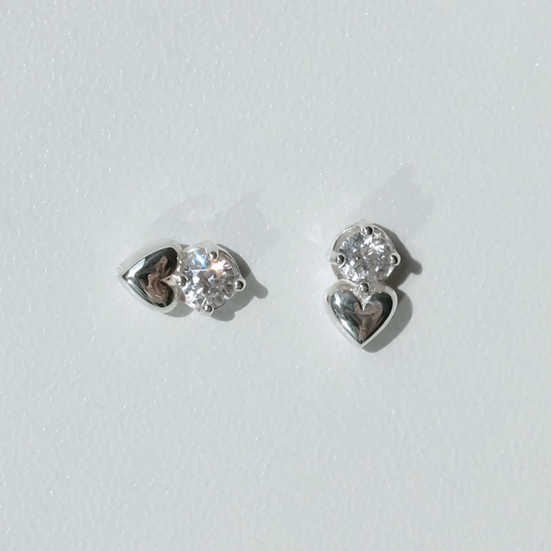 Glimmer Heart Earring