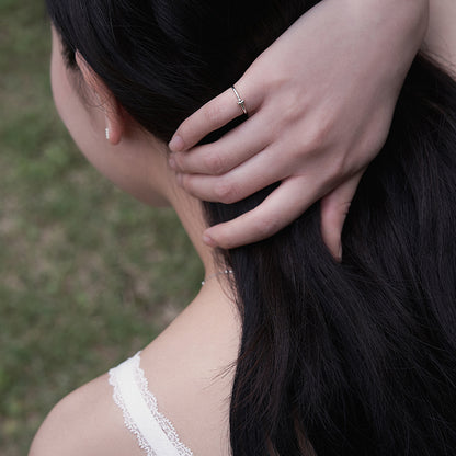 Heart Clover Mono Ring