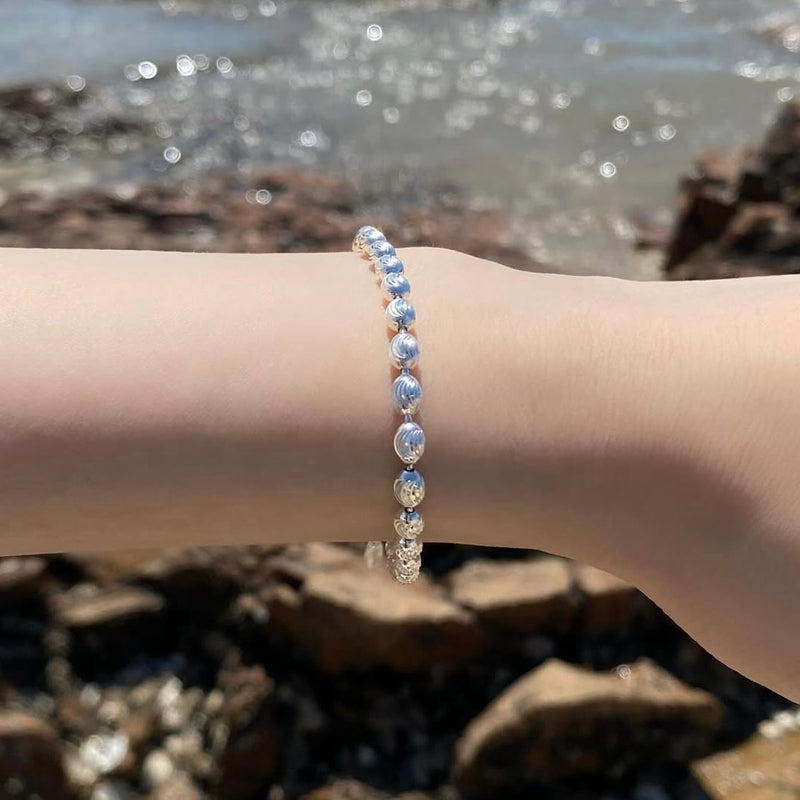 Flow ball bracelet   (Sterling Silver)