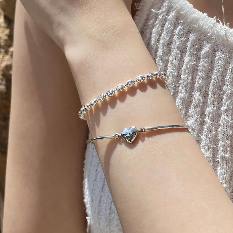 Flow ball bracelet   (Sterling Silver)