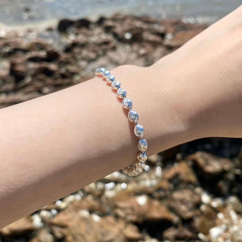 Flow ball bracelet   (Sterling Silver)