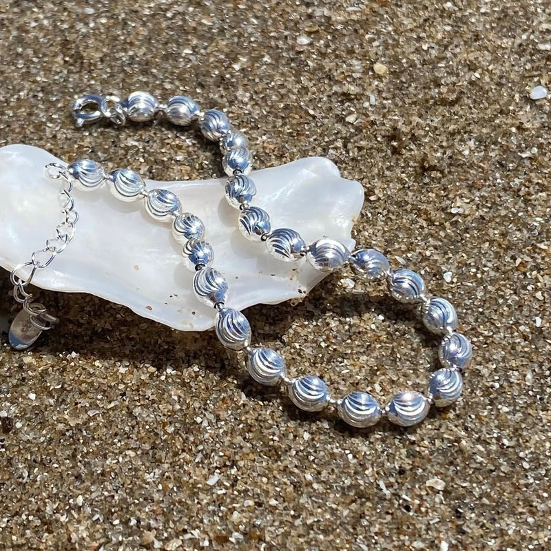 Flow ball bracelet   (Sterling Silver)