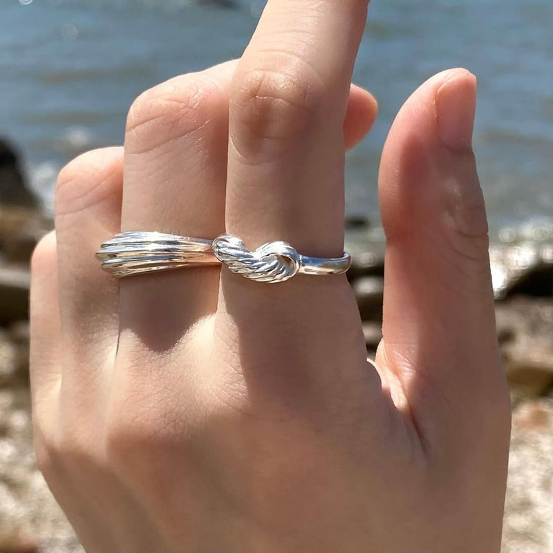Tangle ring  (Sterling Silver)