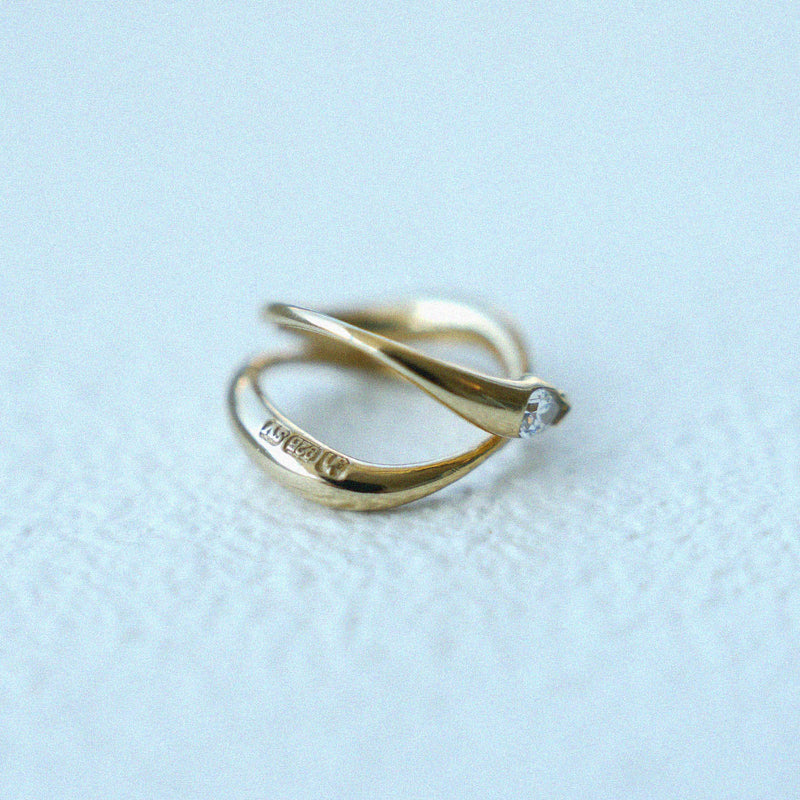 Erode Light Ring. Gold
