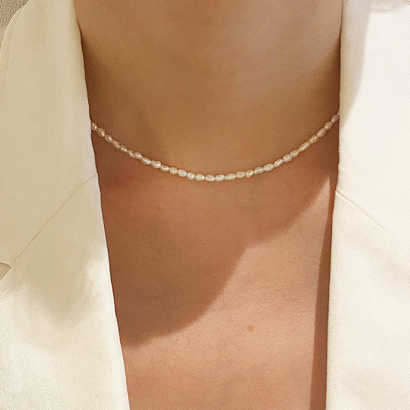 ホール パール ネックレス S / whole pearl necklace S