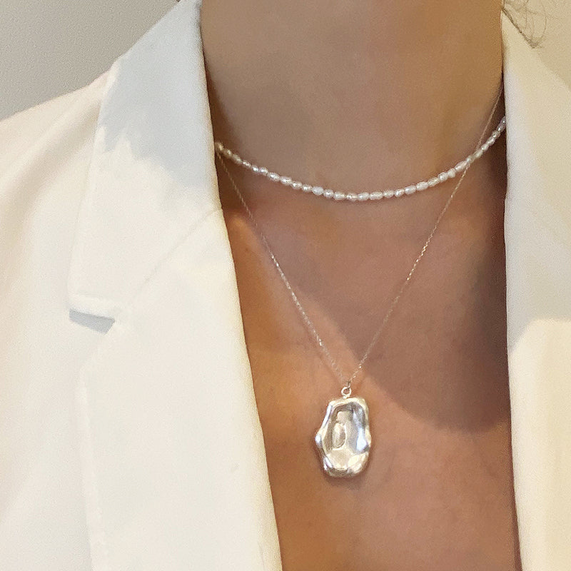 ホール パール ネックレス S / whole pearl necklace S