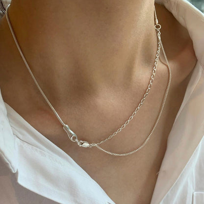 コネクティッド 2ライン ネックレス / Connected 2line necklace