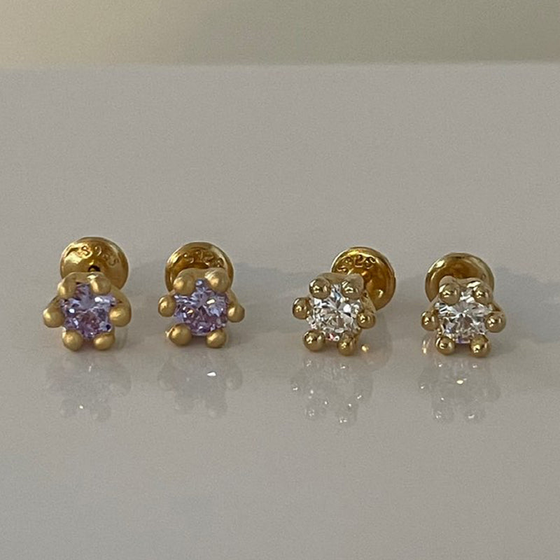 マッシュルーム ピアス / mushroom earring (8mm size)