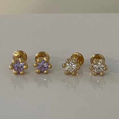 マッシュルーム ピアス / mushroom earring (8mm size)