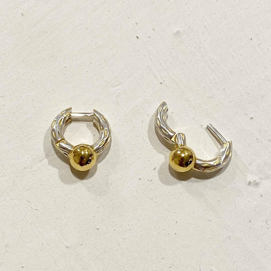 SESAME ミニ ワンタッチ シルバー ピアス / SESAME MINI ONE-TOUCH SILVER EARRINGS