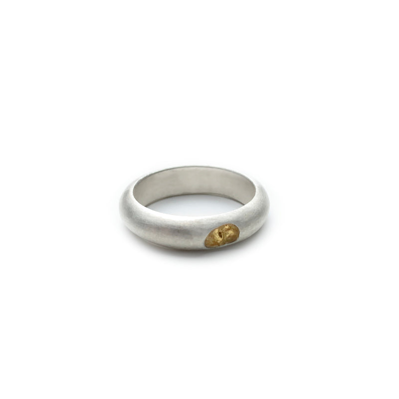 [amondz exclusive] Crater (K14 Point Engagement Silver Ring)