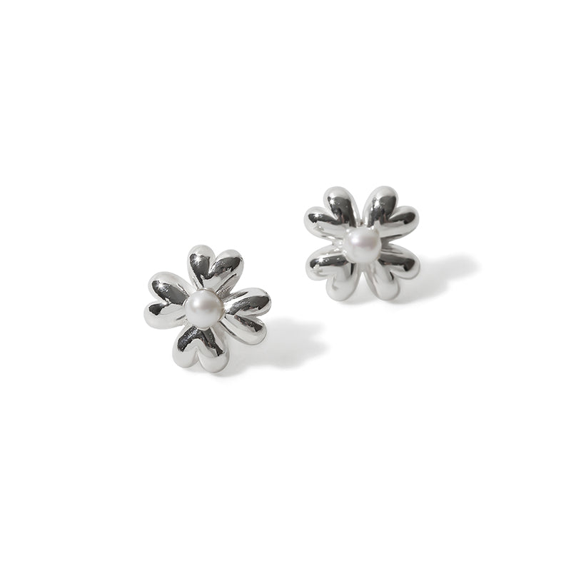 HEART CLOVER EARRING