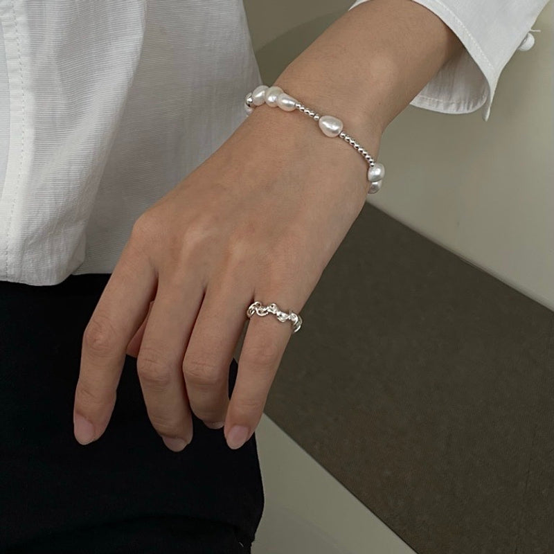 Fluid baby ring  (Sterling Silver)