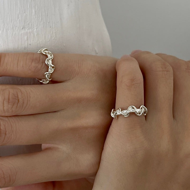 Fluid baby ring  (Sterling Silver)