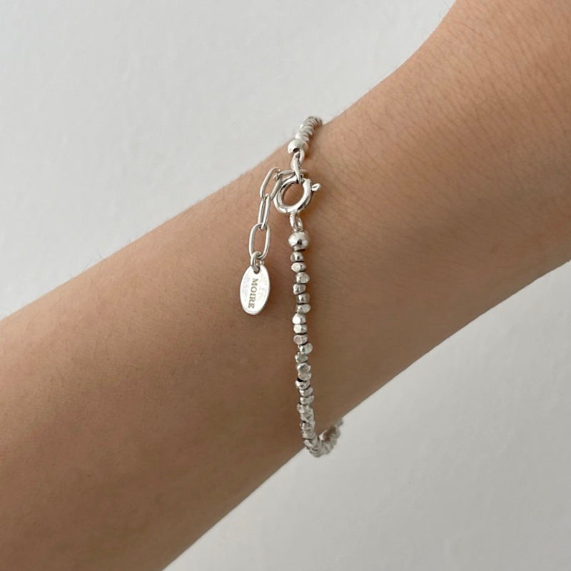 Salt silver bracelet