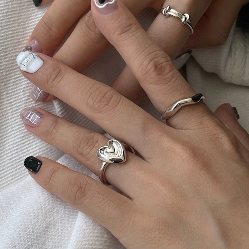 Romance heart ring