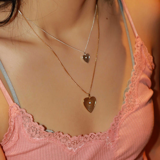 ハート レイ ネックレス：ビッグ / HEART-RAY NECKLACE BIG