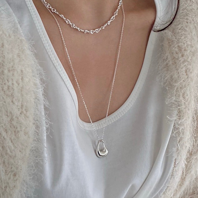 Water long necklace