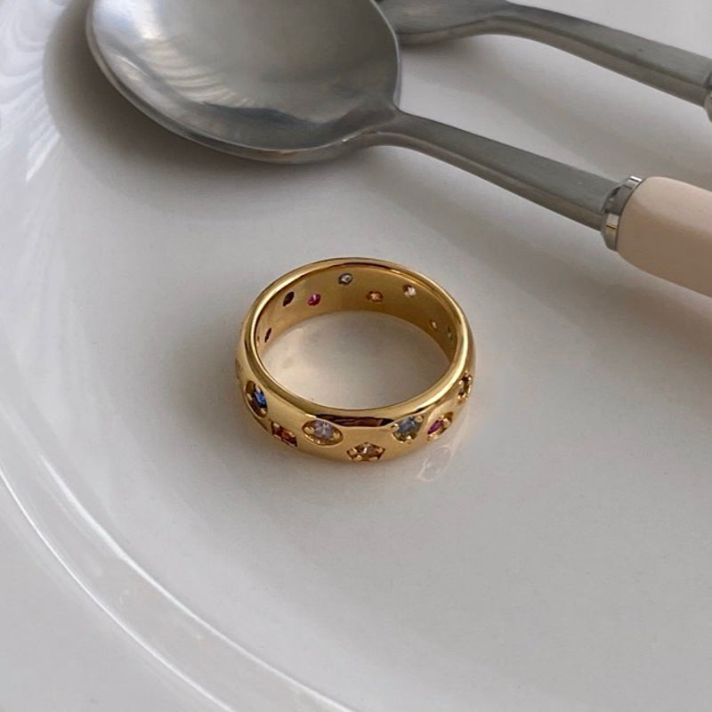 Glitter ring (Sterling Silver)