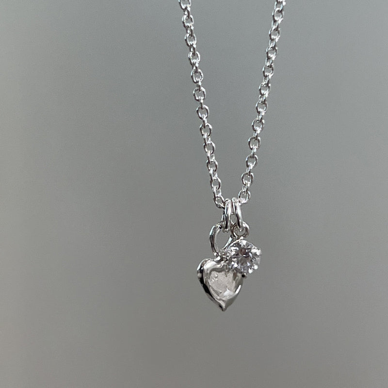 プチ エンジェル ハート ネックレス / petit angel heart necklace