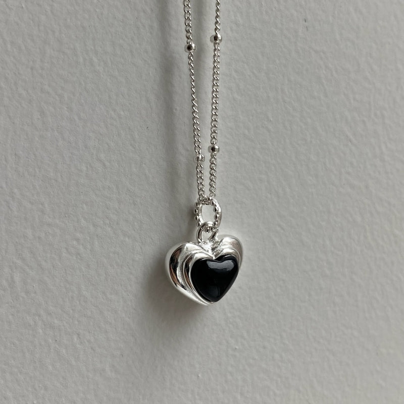 Baby heart necklace