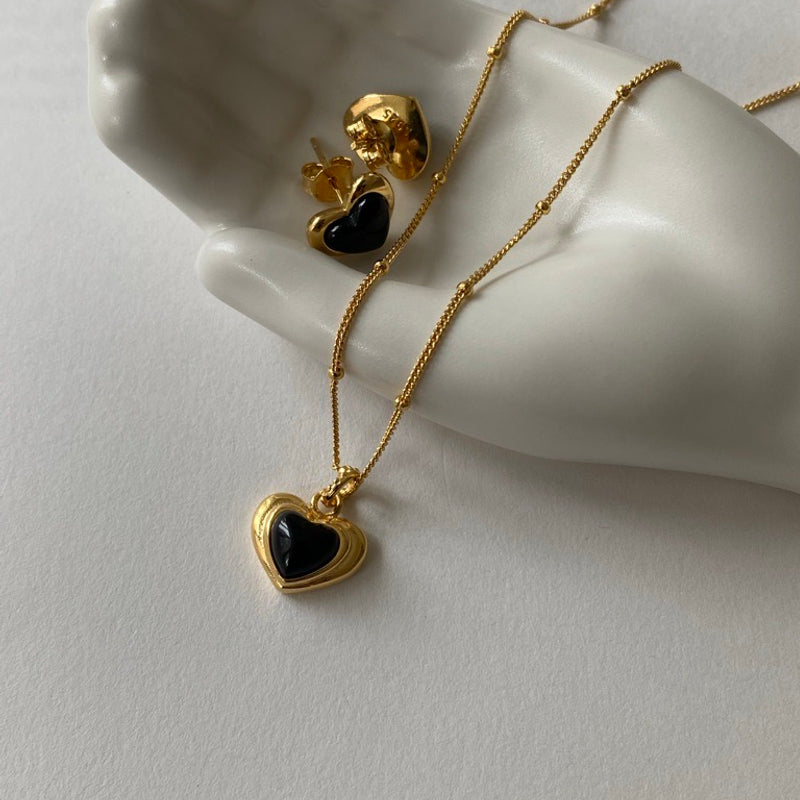 Baby heart necklace