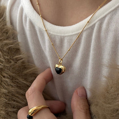 Baby heart necklace