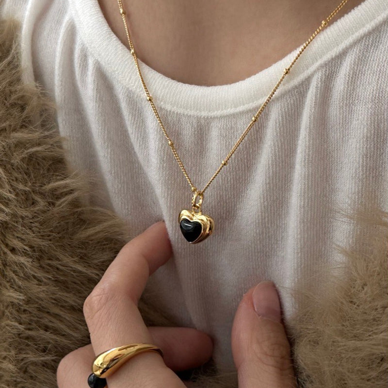 Baby heart necklace