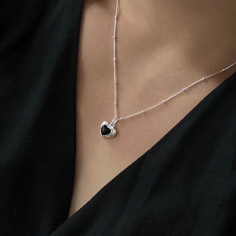 Baby heart necklace