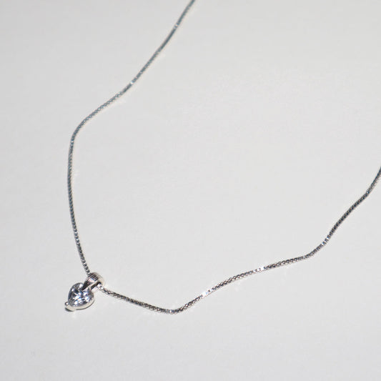 クラシック ハート ソリティア ネックレス / CLASSIC HEART SOLITAIRE NECKLACE