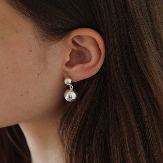 シルバー ドロップ ピアス / SILVER DROP EARRINGS