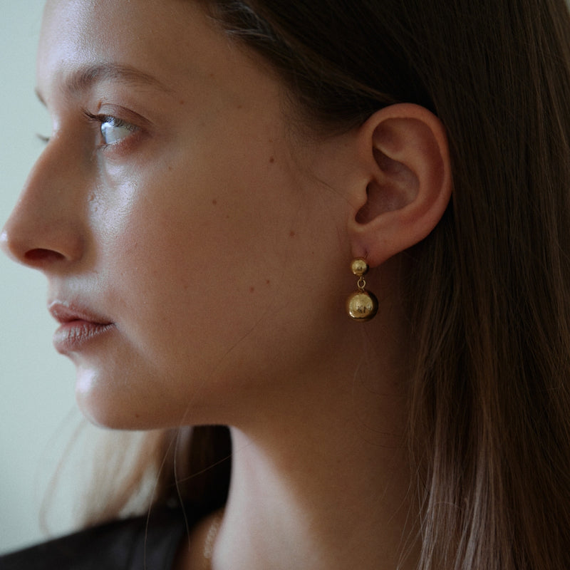 シルバー ドロップ ピアス / SILVER DROP EARRINGS