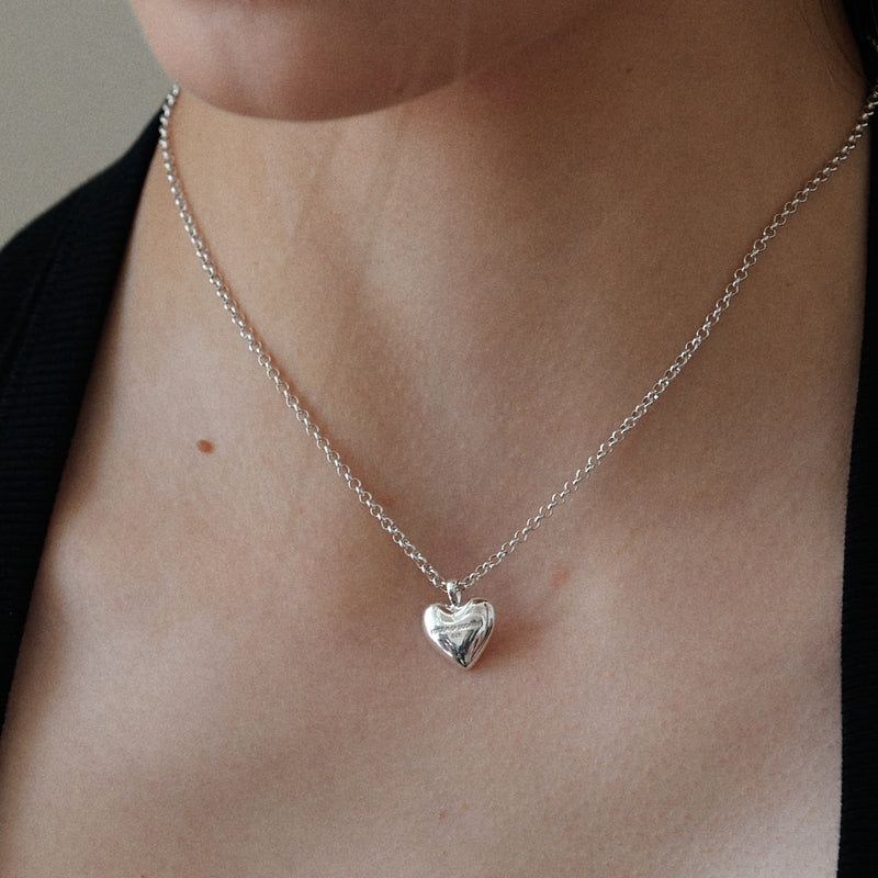 プランピー ハート ネックレス / PLUMPY HEART NECKLACE