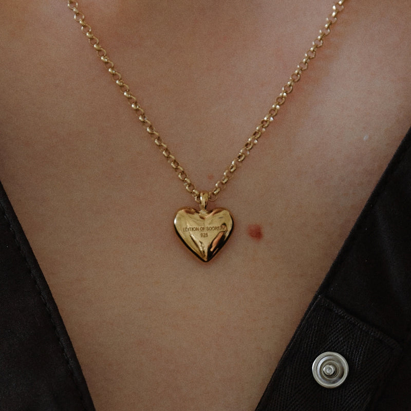 プランピー ハート ネックレス / PLUMPY HEART NECKLACE