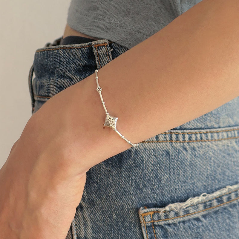 Ethnic diamond bracelet