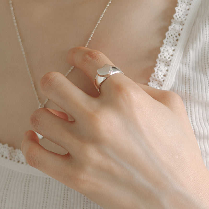 Grande heart ring