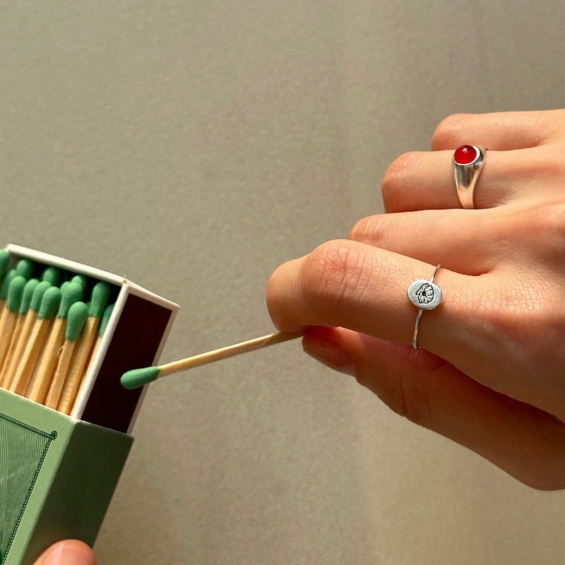 Piccola poppy ring
