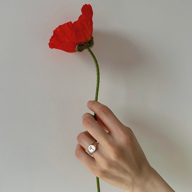 Poppy seal ring