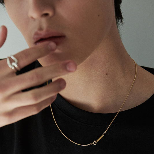 [メンズ] ソワール ネックレス：ゴールド / [MENS] SOIR NECKLACE (GOLD)