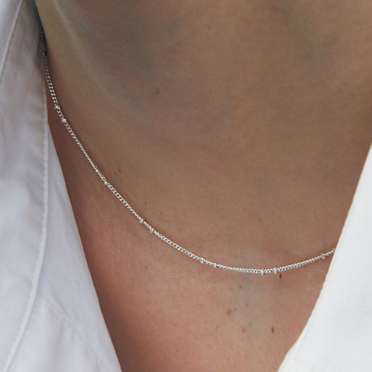 ブール ネックレス：シルバー / BOULE NECKLACE (SILVER)