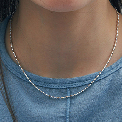 グロス リジ ネックレス：シルバー / GROSS RIZI NECKLACE (SILVER)