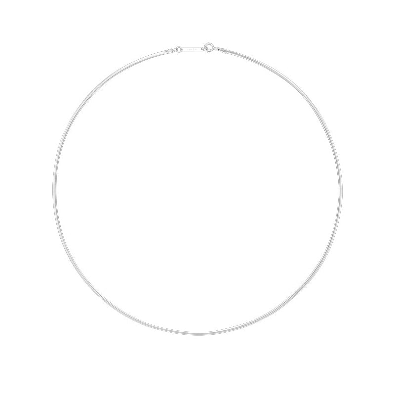 フラット ソワール ネックレス：シルバー (LONG VER.) / FLAT SOIR NECKLACE (SILVER)(LONG VER.)