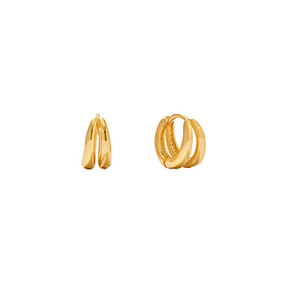 【予約配送 11/15~】リアン ピアス：ゴールド / LIEN EARRING (GOLD)